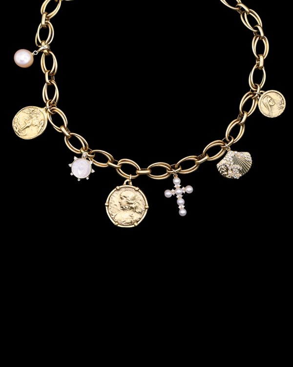 Pearl Saints Necklace