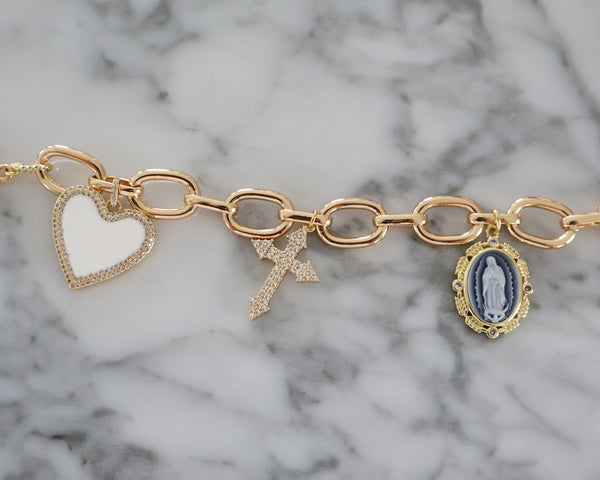 Cameo Charm Bracelet
