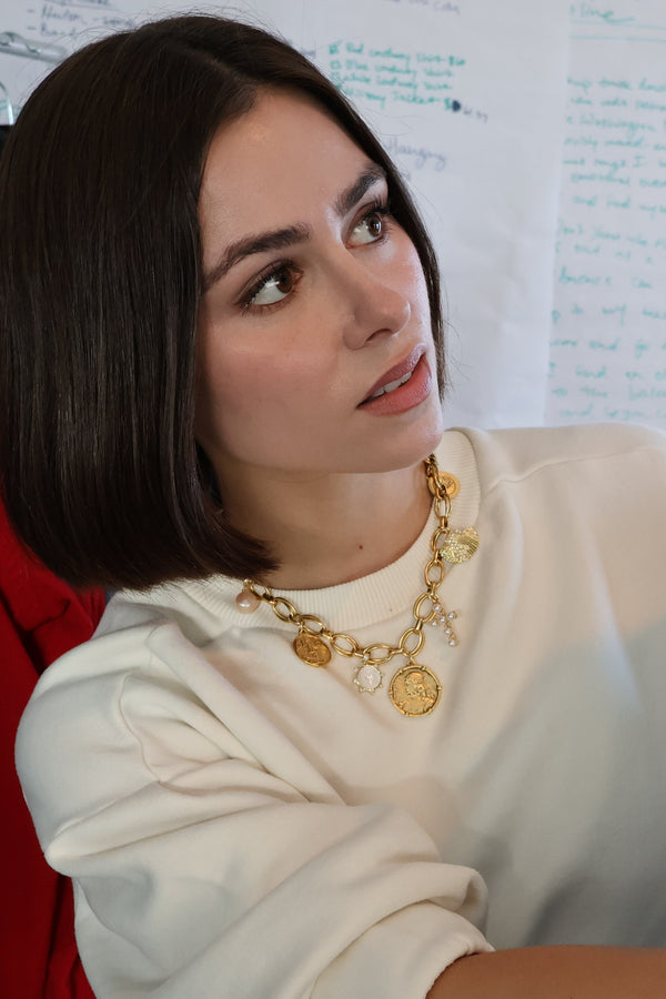 Pearl Saints Necklace